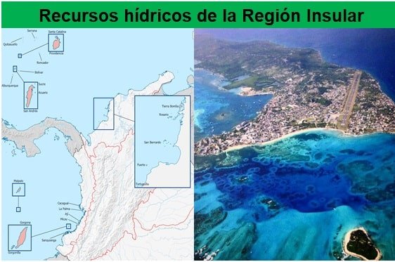 Region insular - recursos hidricos