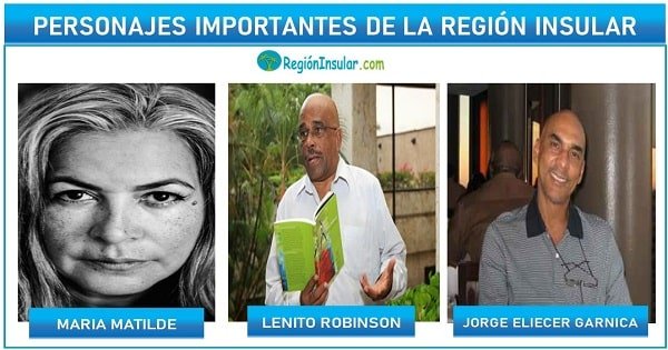 personajes de la region insular