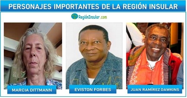 personajes de la region insular
