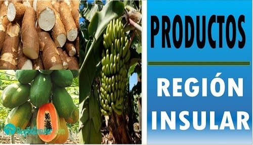 productos agricolas de la region insular